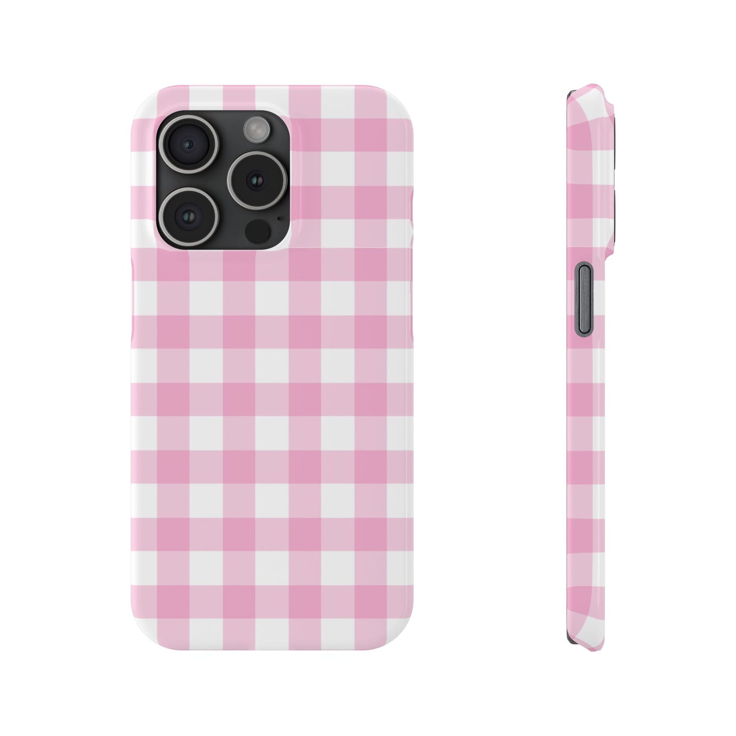 Gingham Pink Case