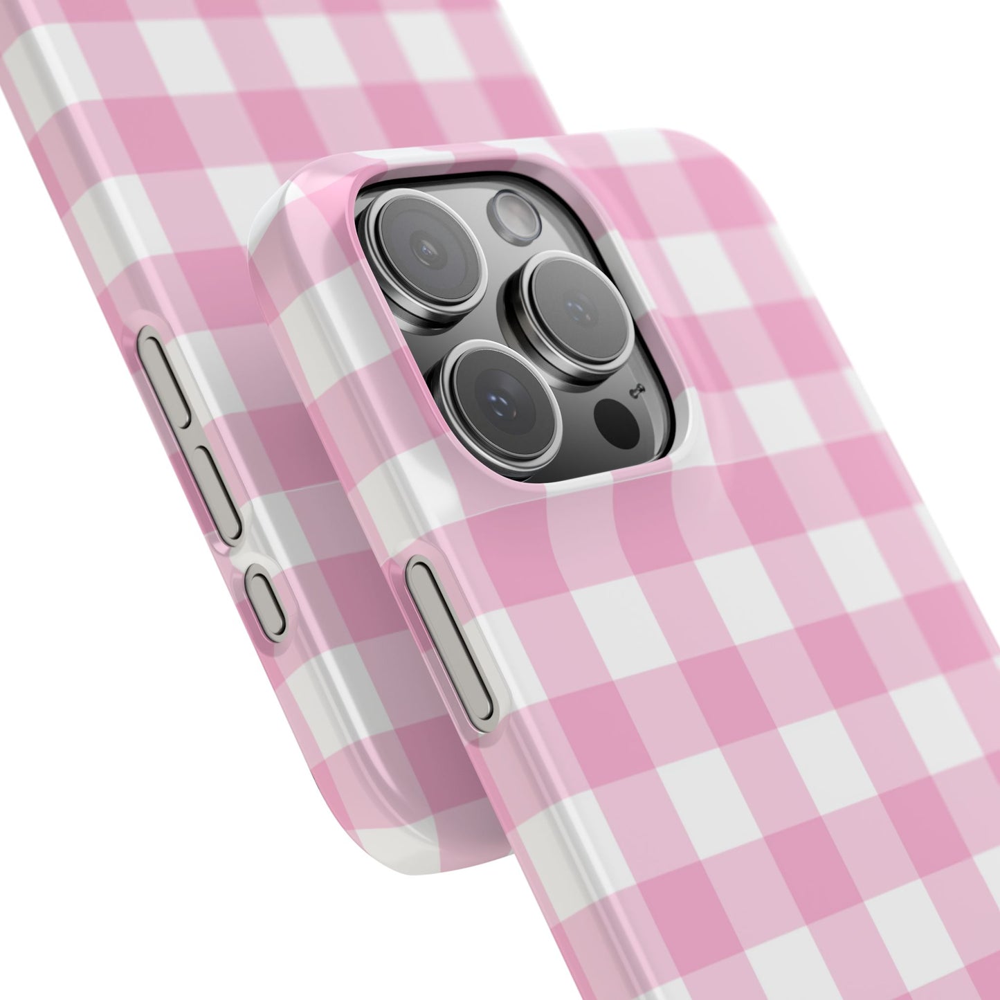 Gingham Pink Case