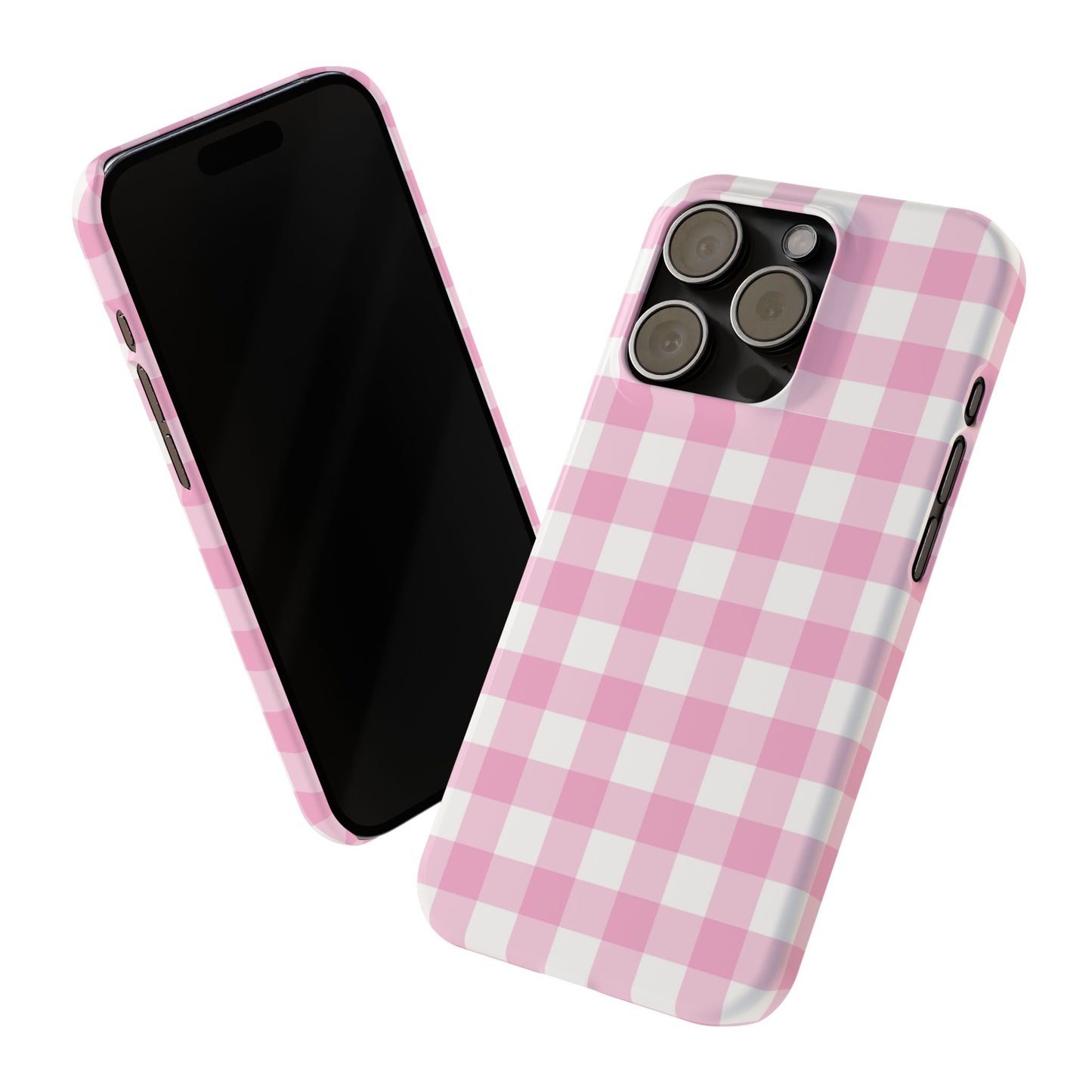 Gingham Pink Case