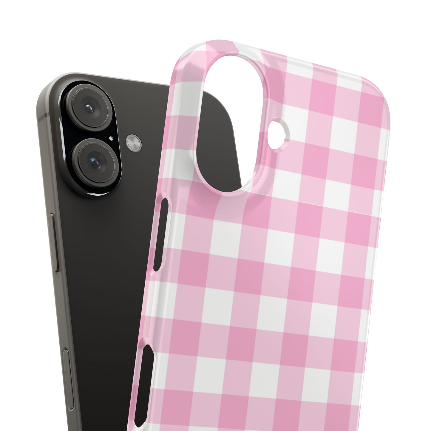 Gingham Pink Case