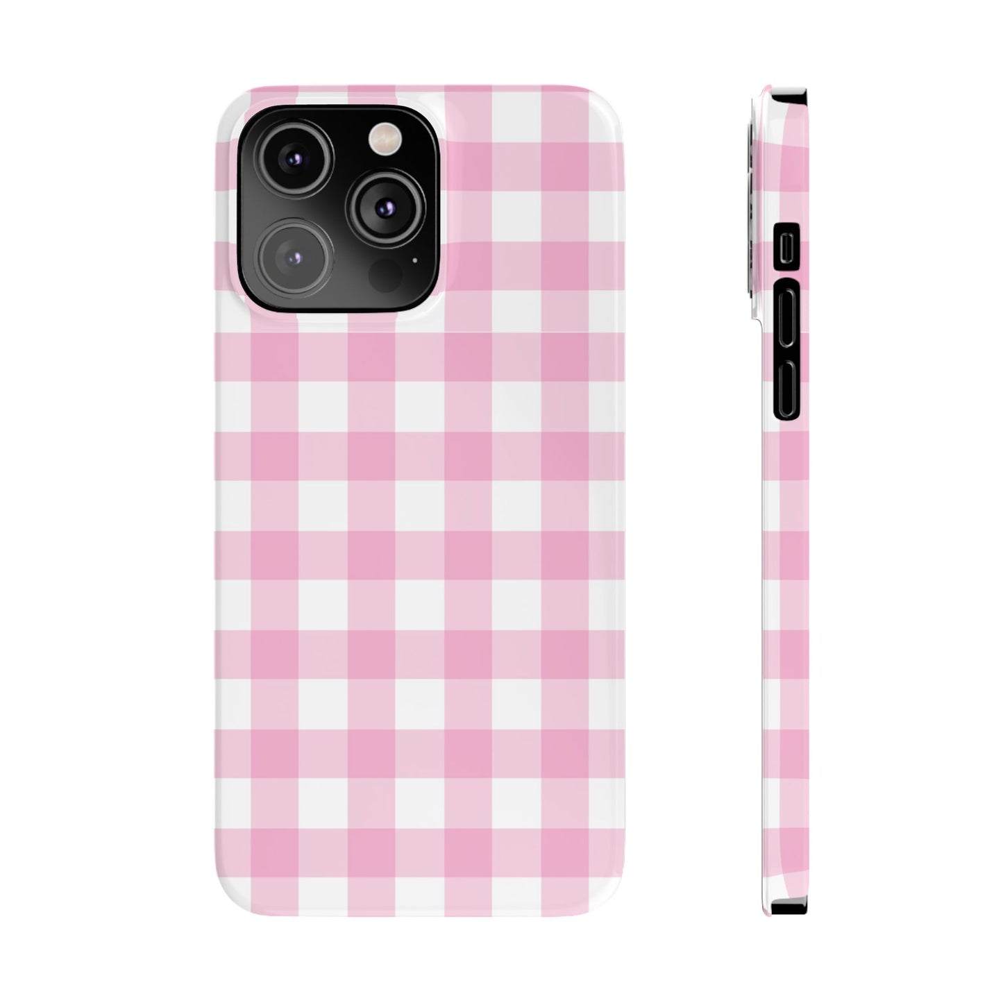 Gingham Pink Case