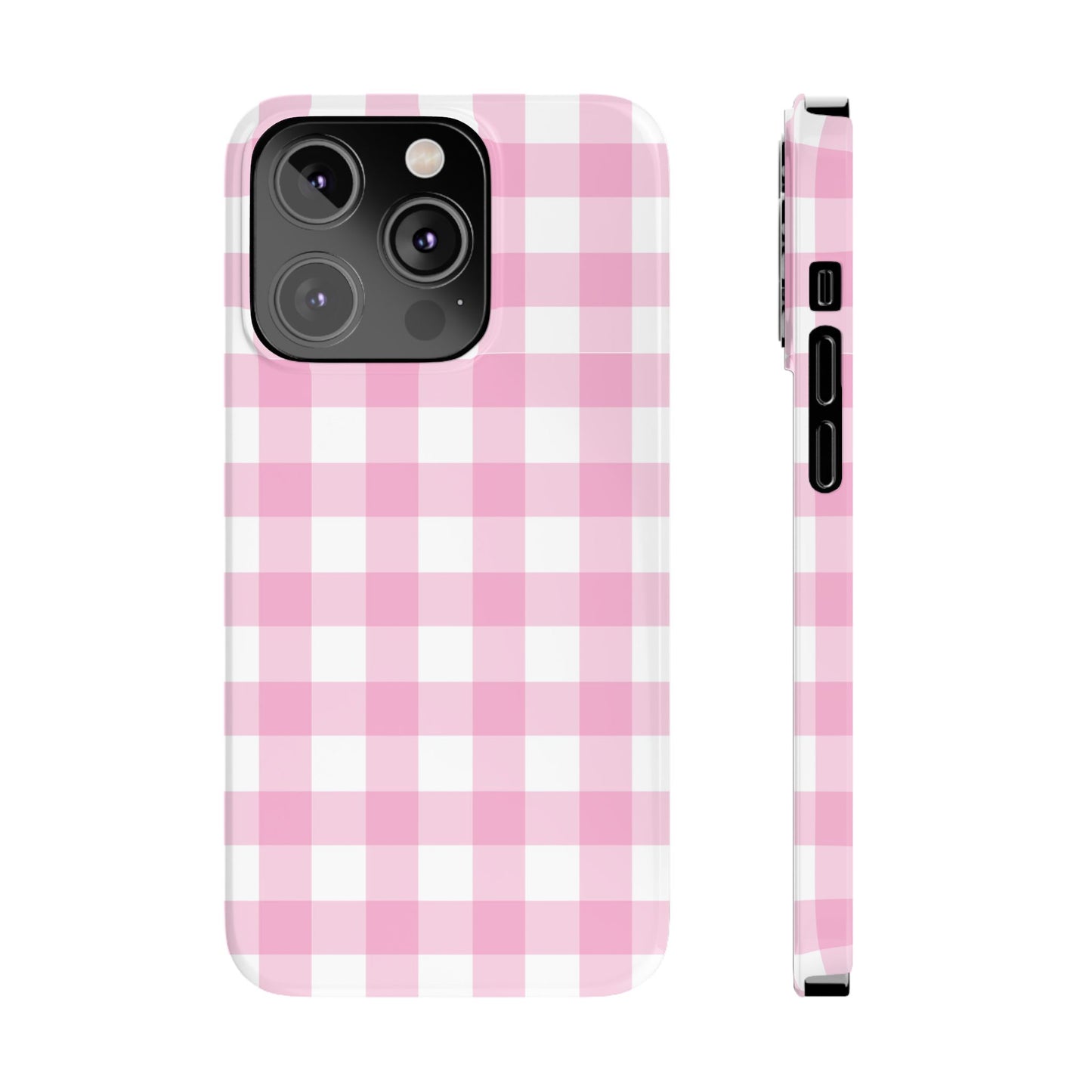 Gingham Pink Case