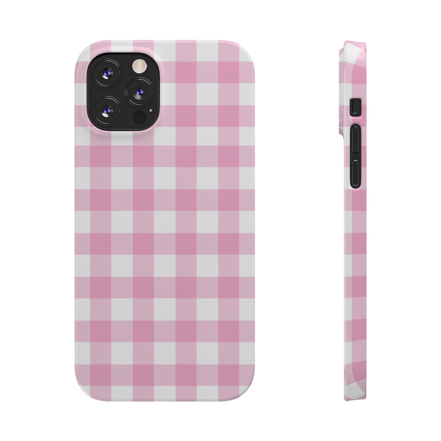 Gingham Pink Case