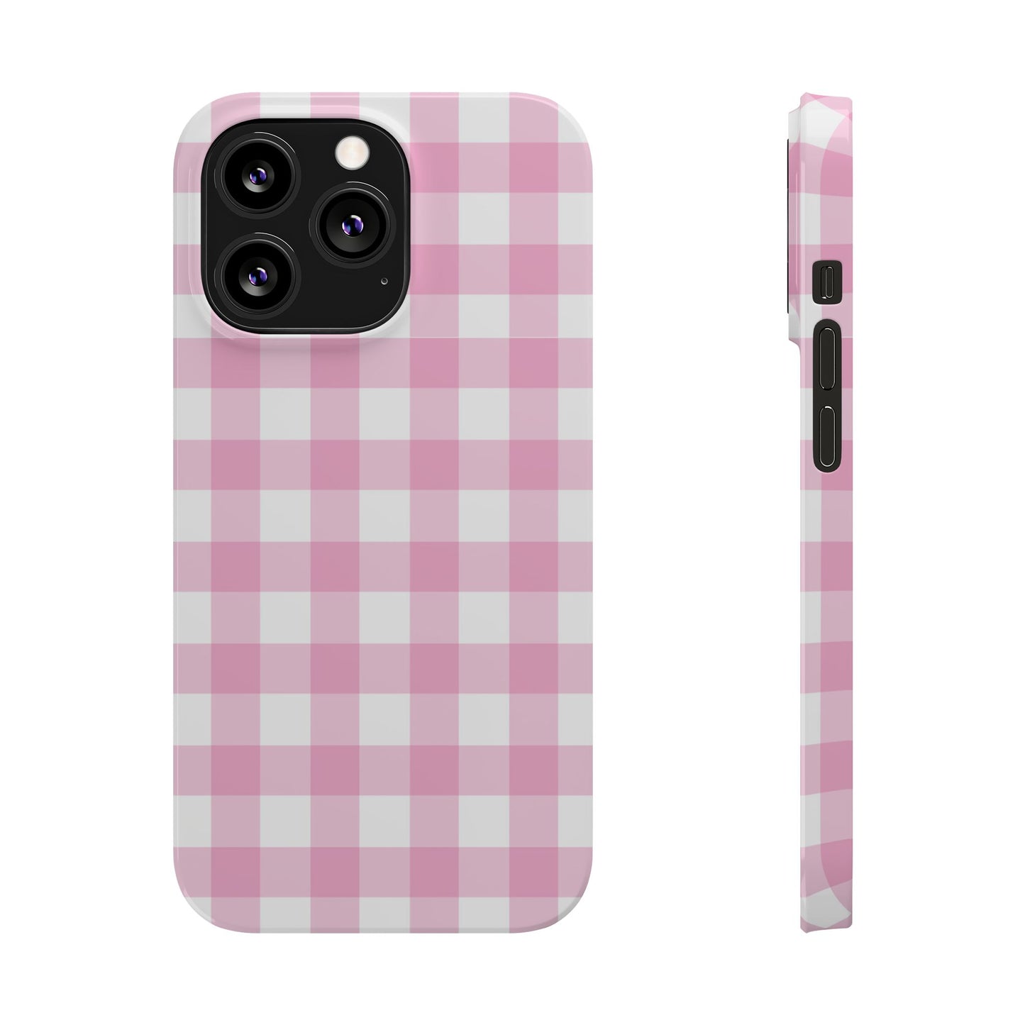 Gingham Pink Case