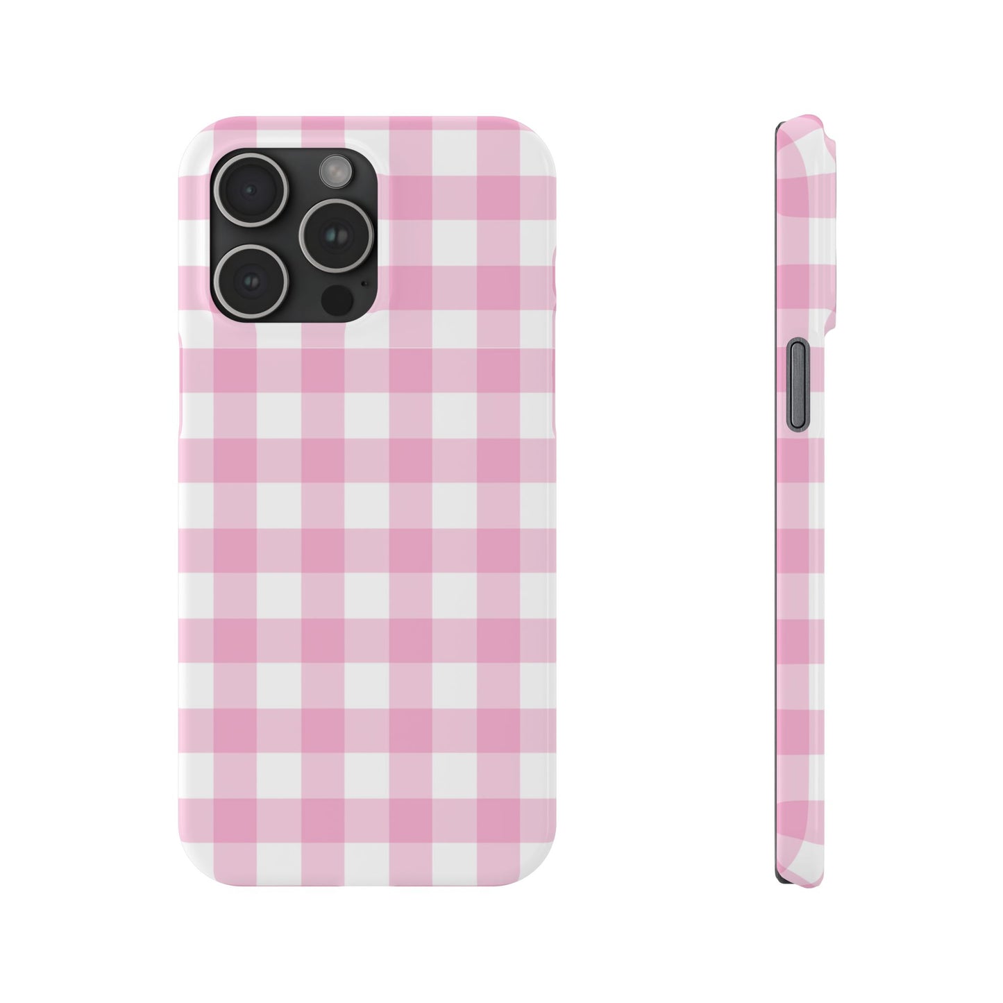 Gingham Pink Case