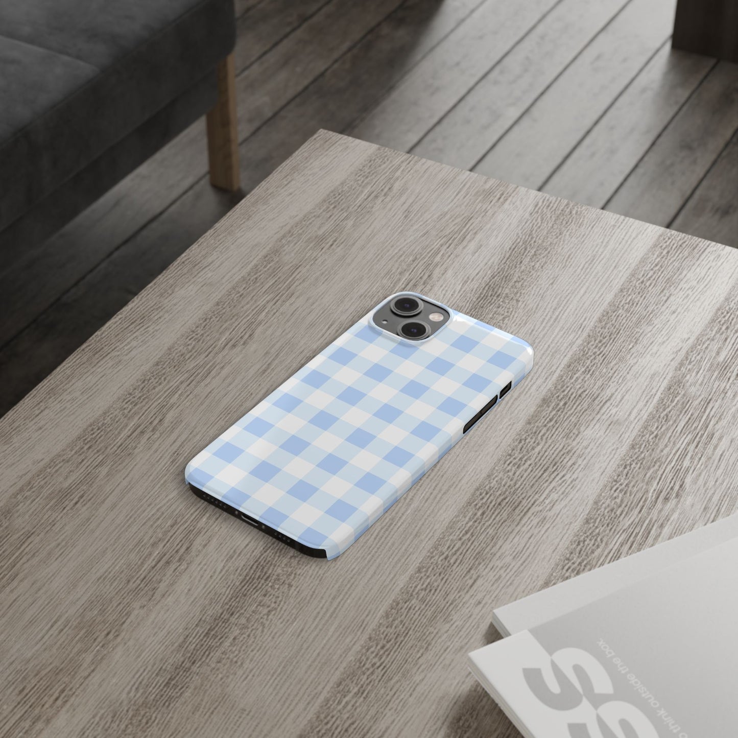 Gingham Blue Case