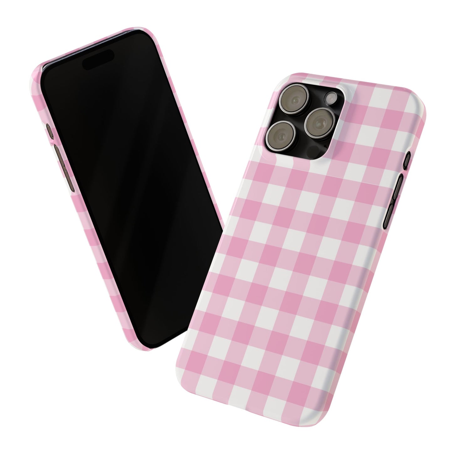 Gingham Pink Case
