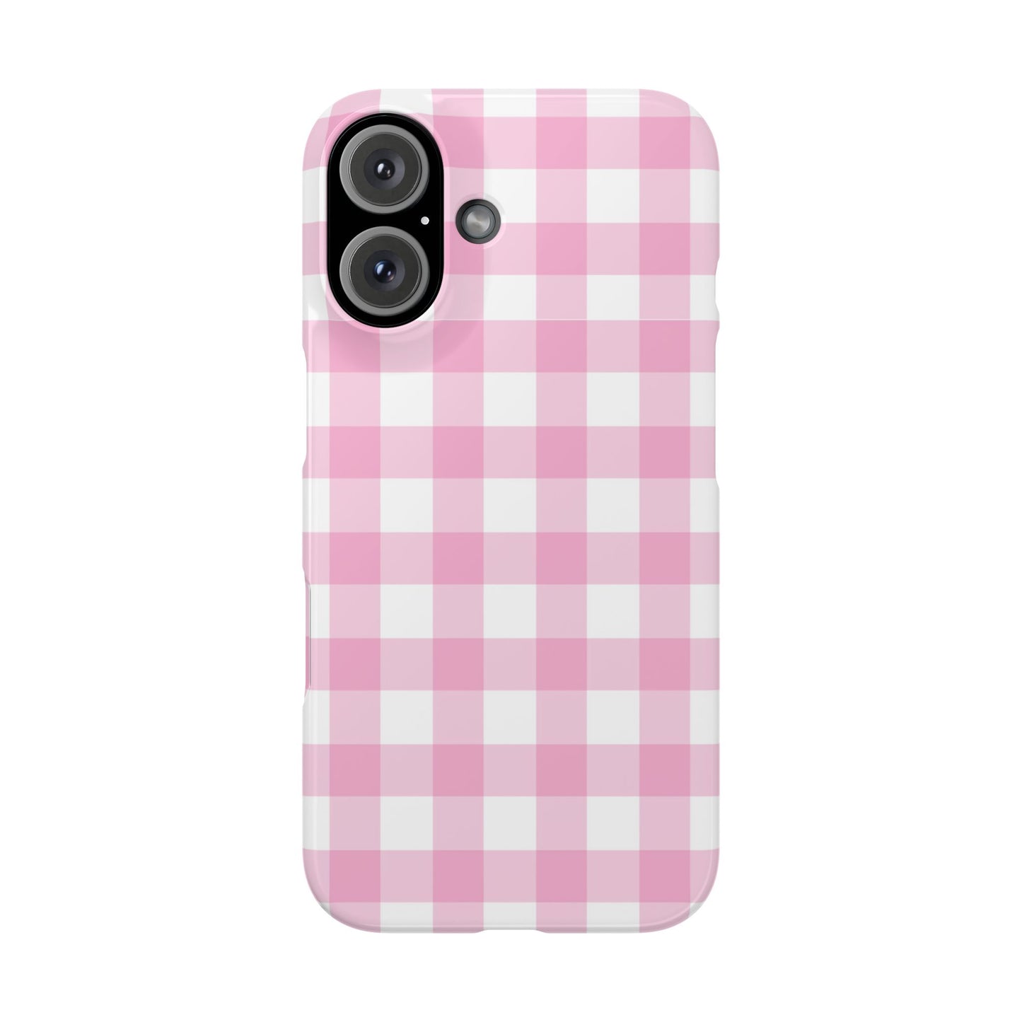Gingham Pink Case