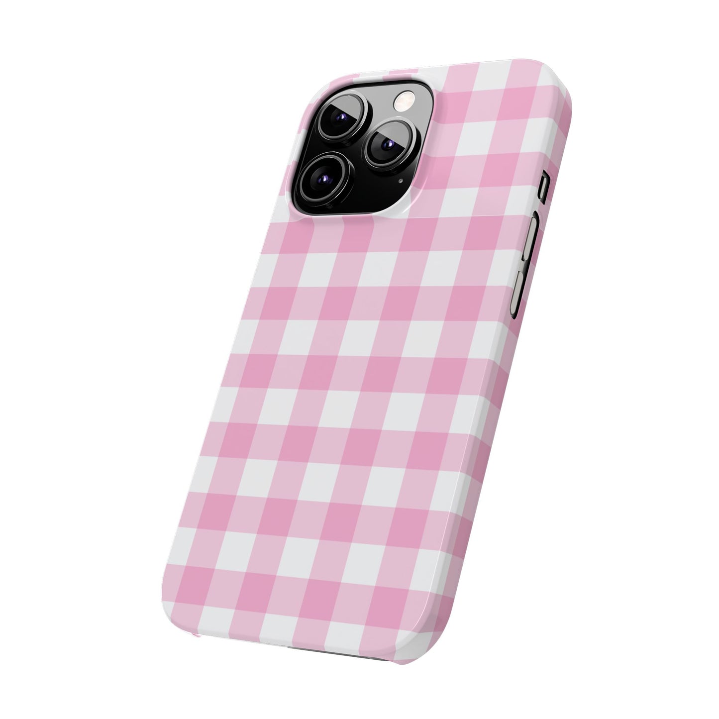 Gingham Pink Case