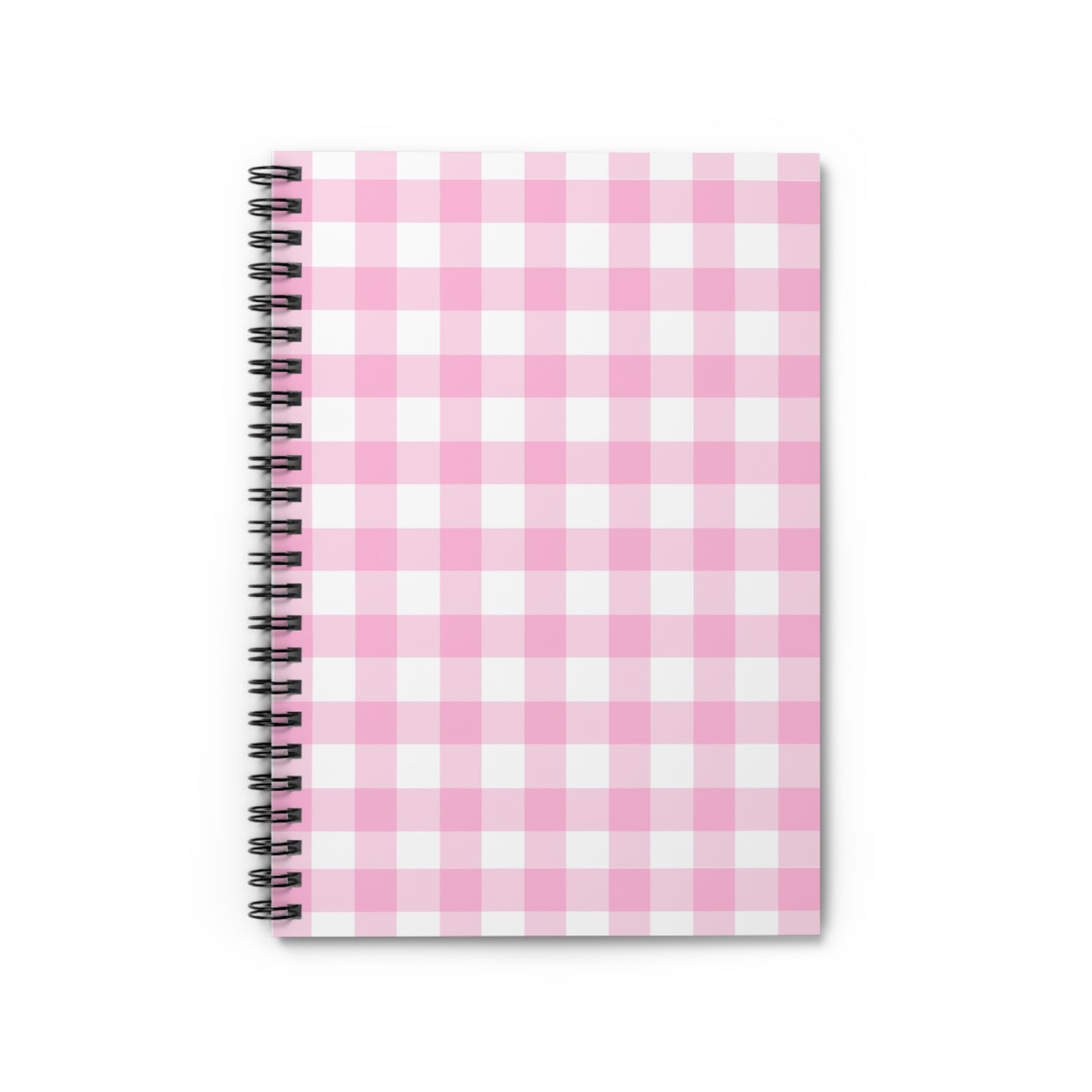 Gingham Pink Spiral