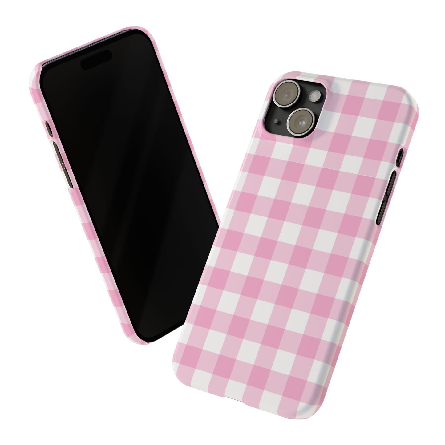 Gingham Pink Case
