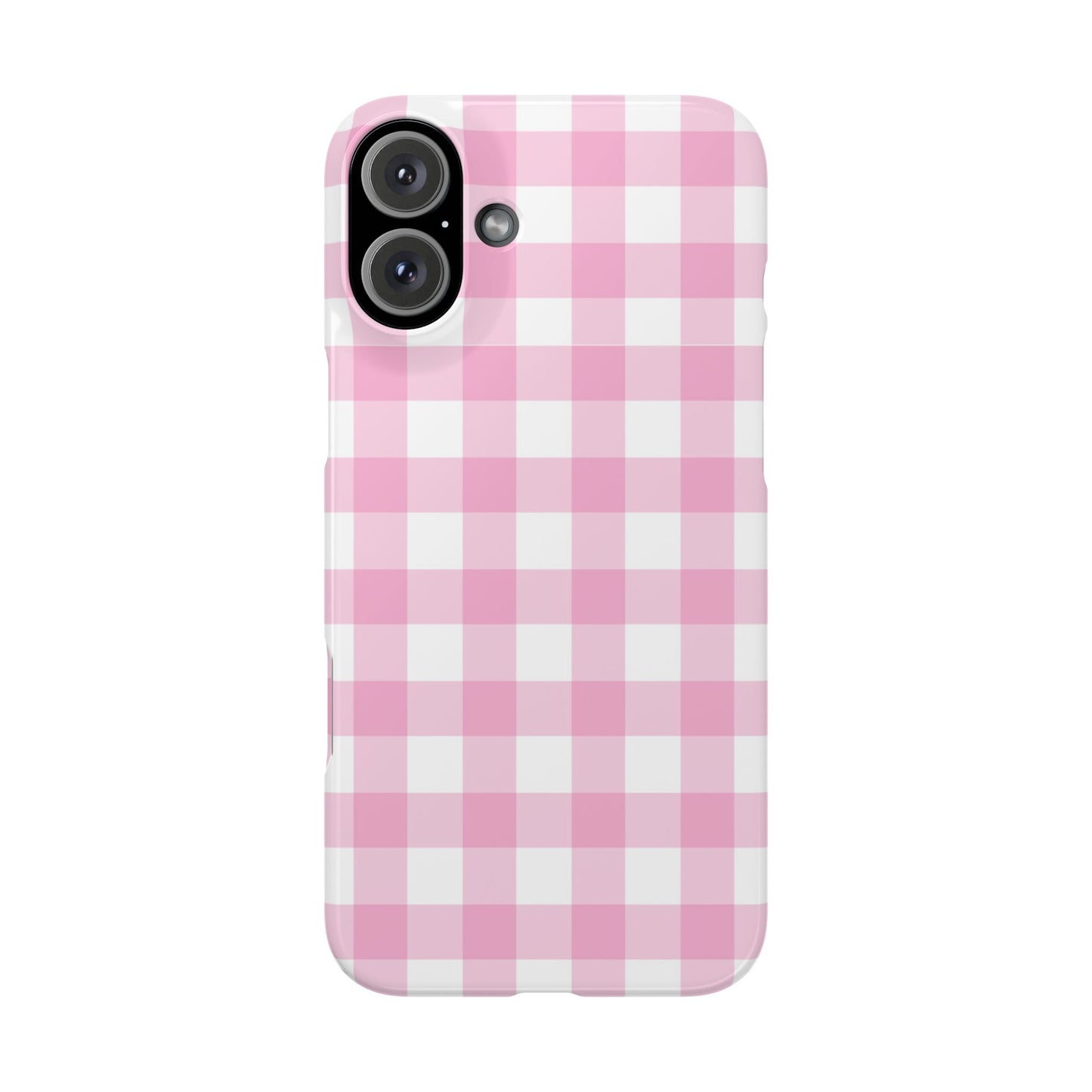 Gingham Pink Case