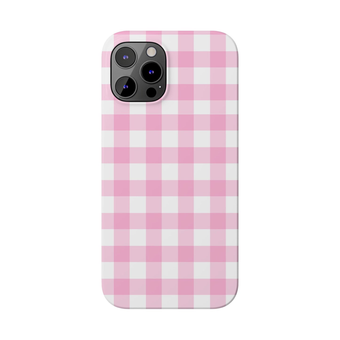 Gingham Pink Case