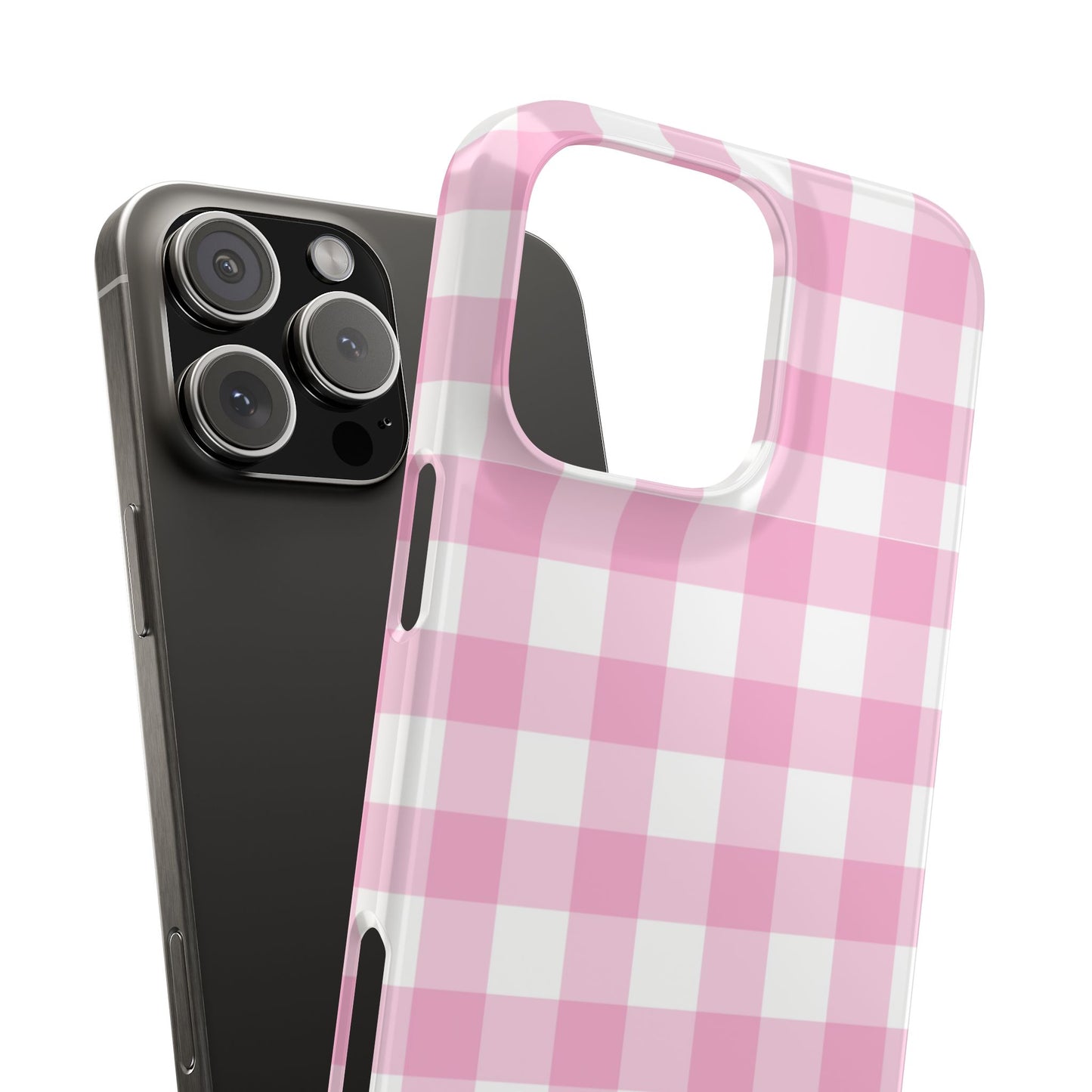 Gingham Pink Case