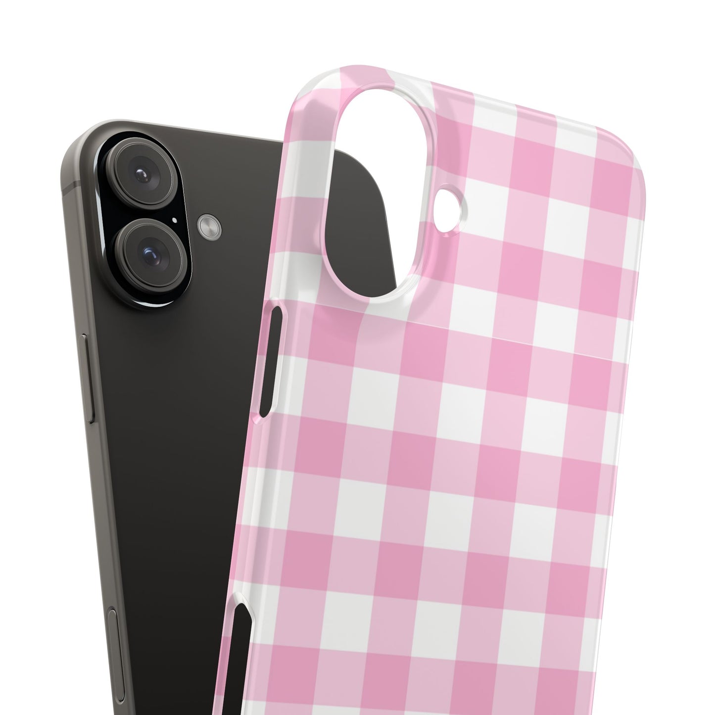 Gingham Pink Case