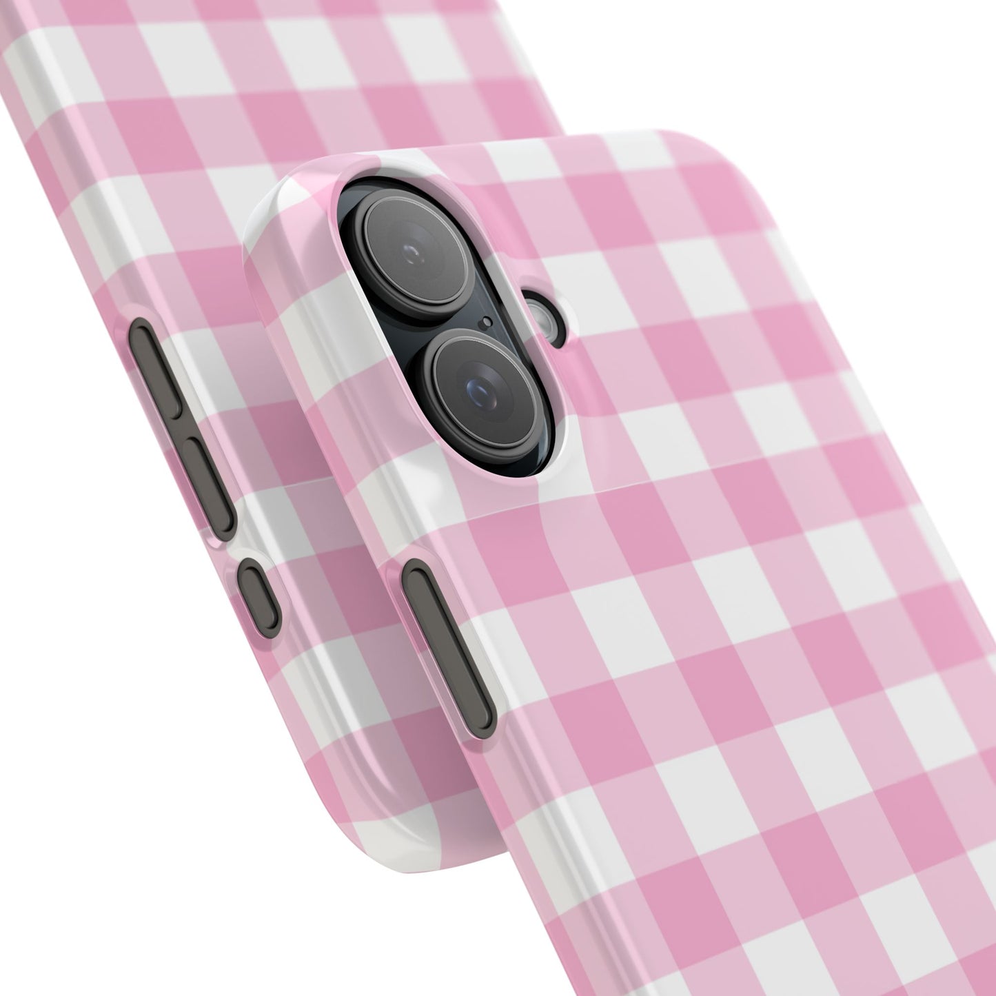 Gingham Pink Case