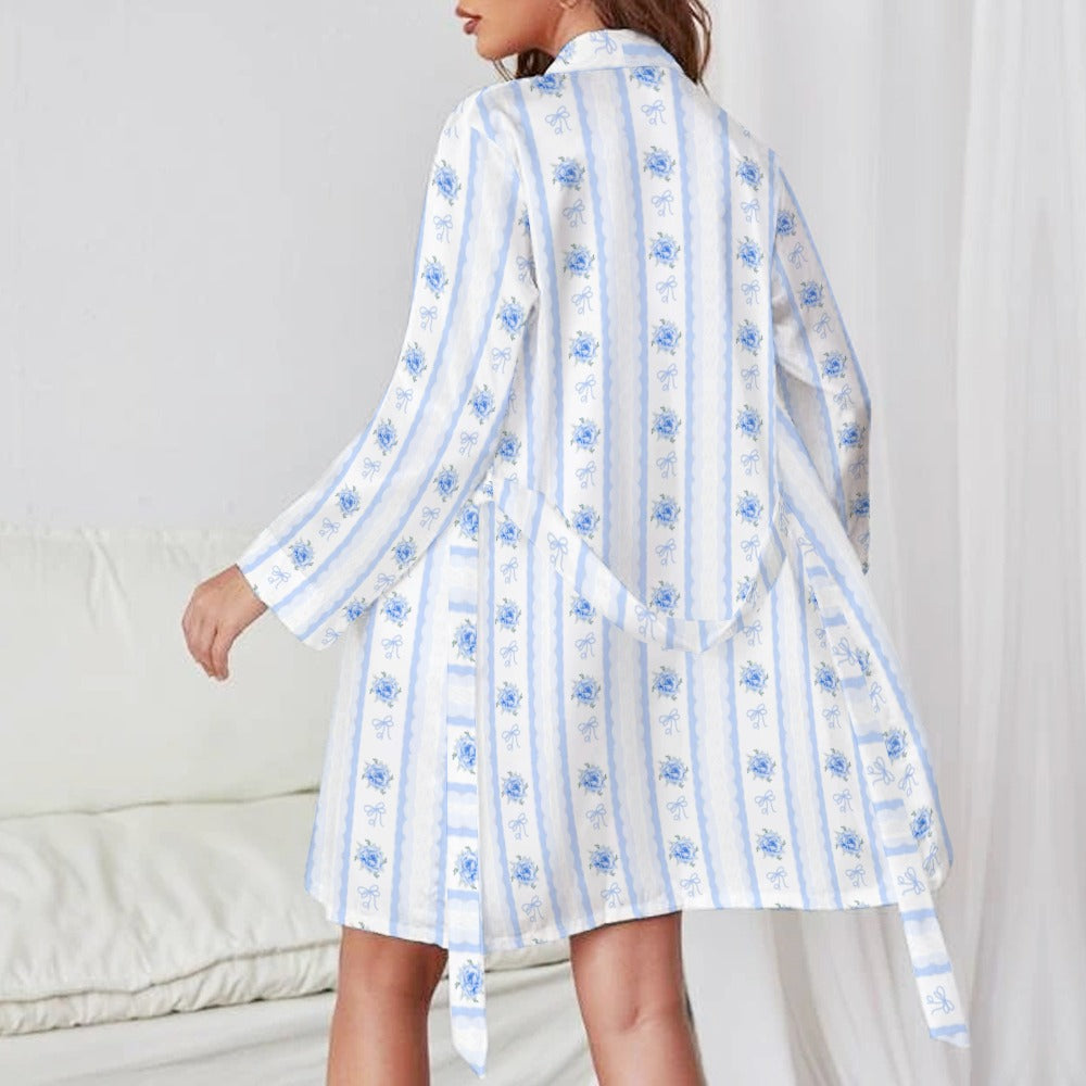 Blue Shabby Chic Robe