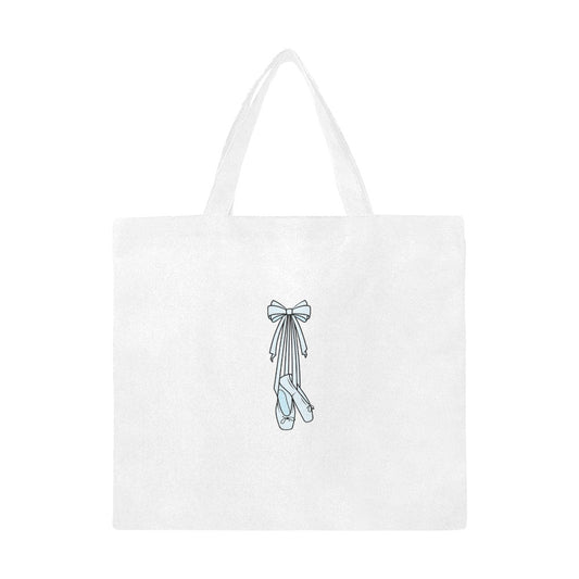 Pointe Shoes Large Blue Tote
