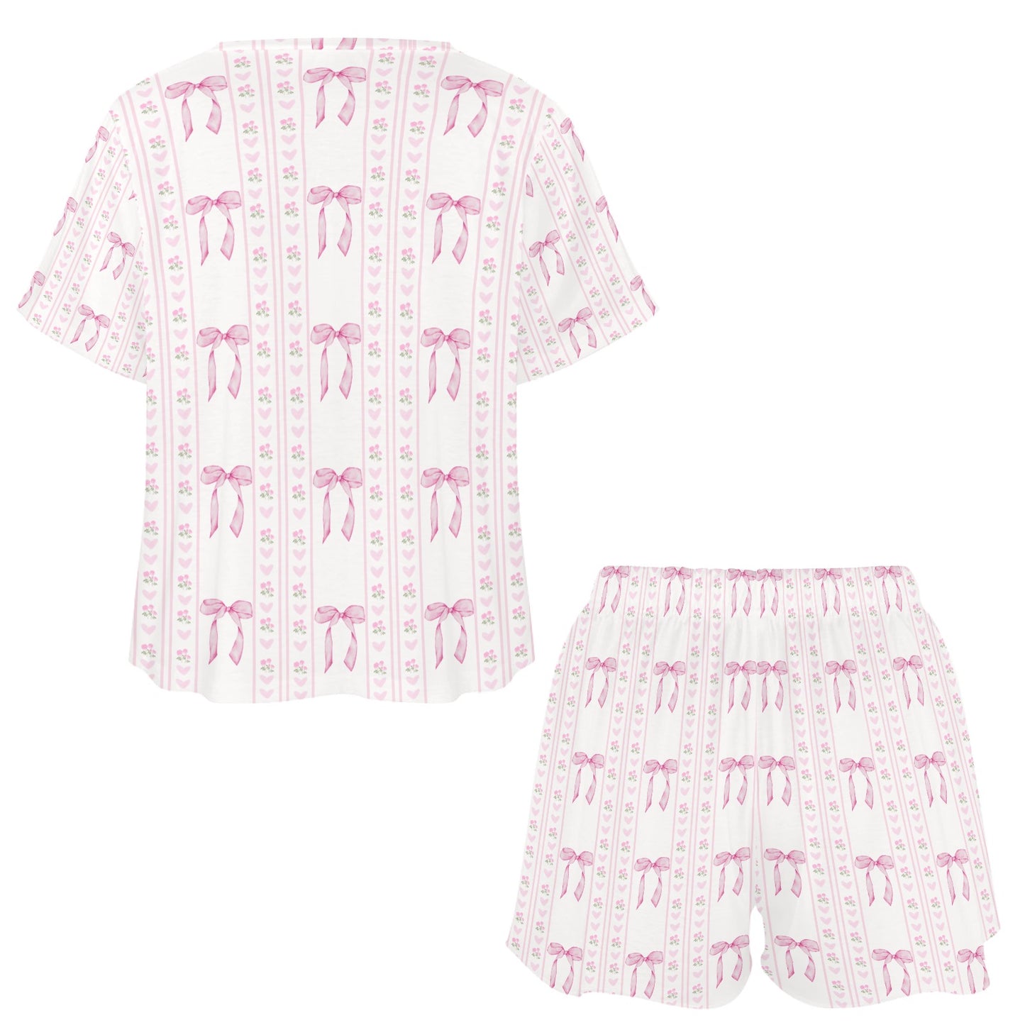 Pink Bows Lounge Set
