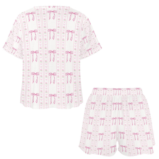 Pink Bows Lounge Set